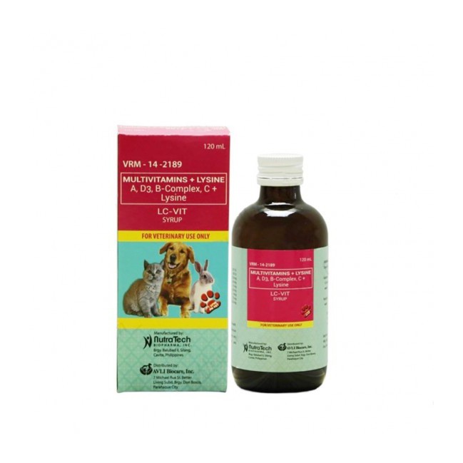pets LC VIT MULTIVITAMINS SYRUP 120ML Shopee Philippines
