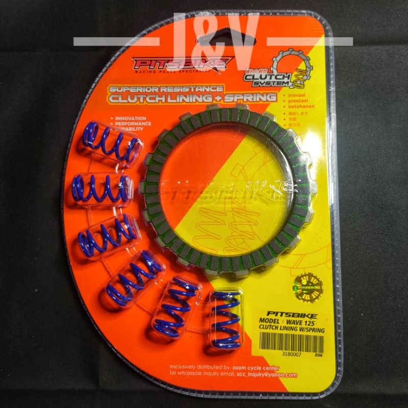 Pitsbike Wave 125/Rs 125/Xrm 125 clutch lining with spring Shopee