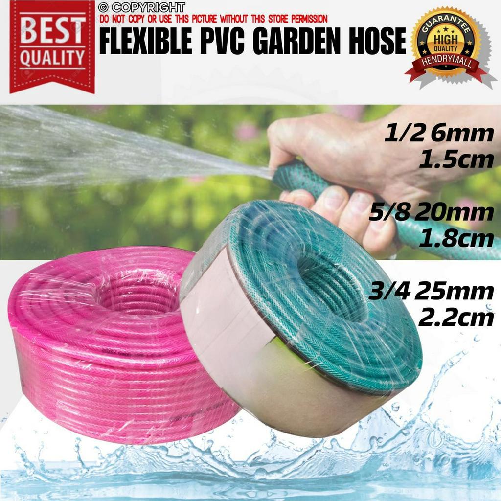 (90m) 1/2 6mm & 5/8 20mm Flexible Pvc Garden Hose MultiFunctional Expandable Water Hose