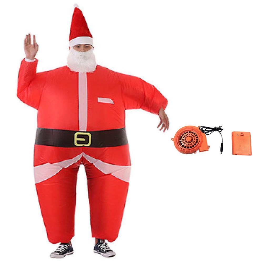 2022 NEW Funny Christmas Costumes Adult Man Woman Unisex Santa Claus