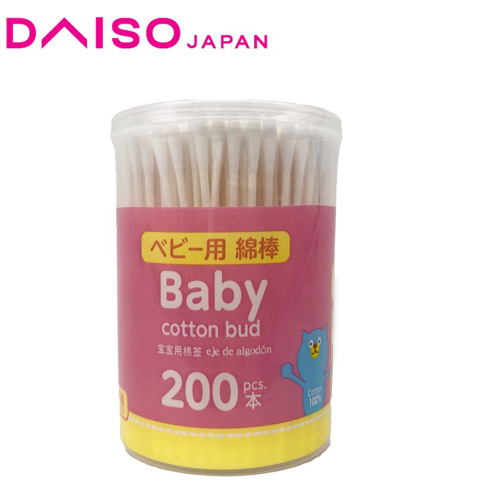 Daiso Baby Cotton Buds 200pcs Shopee Philippines