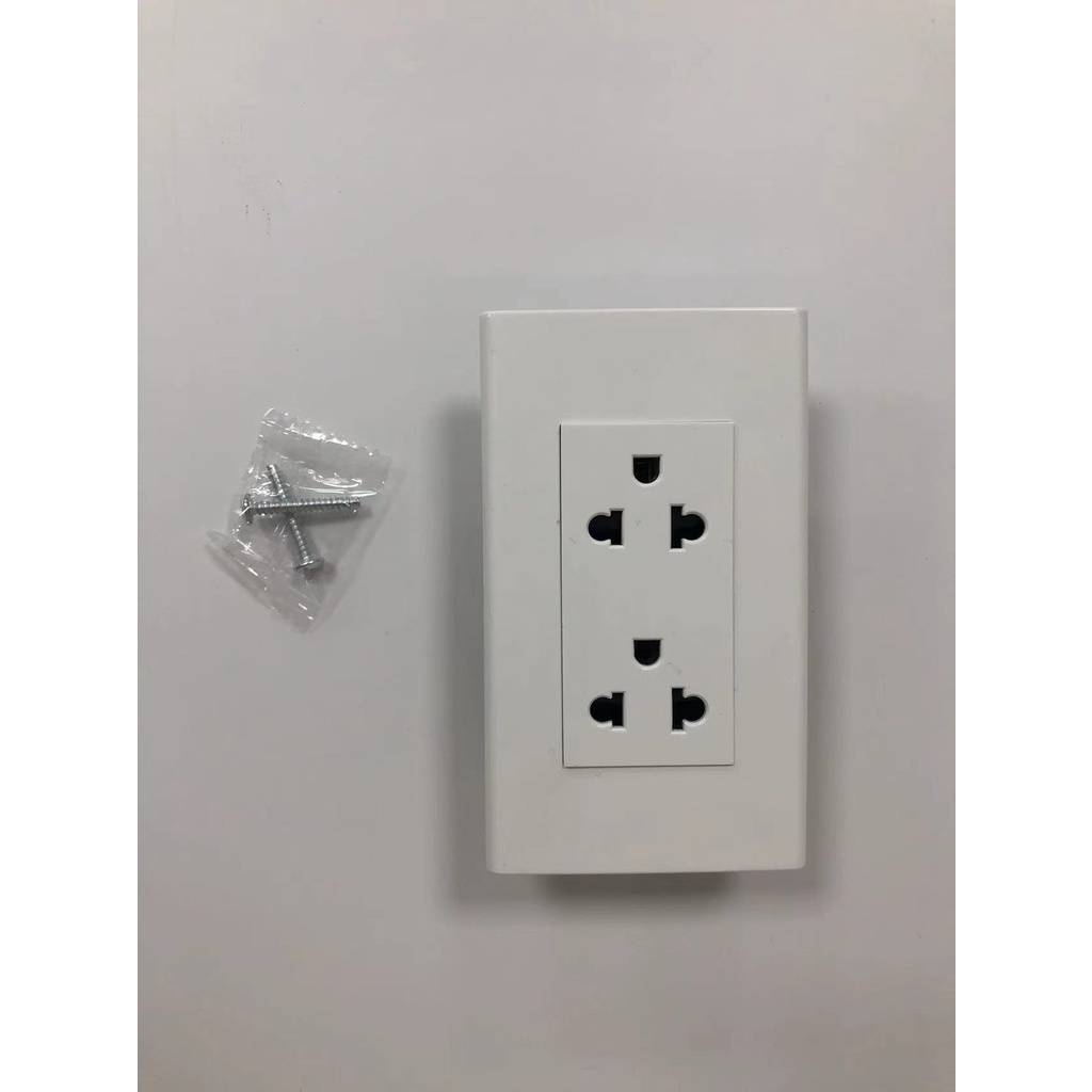 SWITCH OUTLET 1 GANG 2 GANG 3 GANG DUPLEX AIRCON OUTLET LED SWITCH LAN