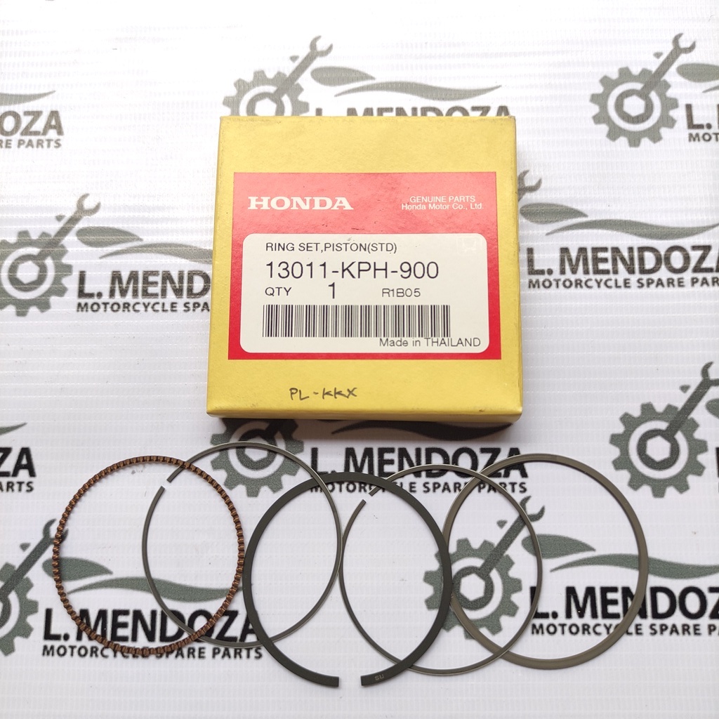Honda Wave 125 XRM 125 Piston Ring Set Standard Genuine 13011KPH900