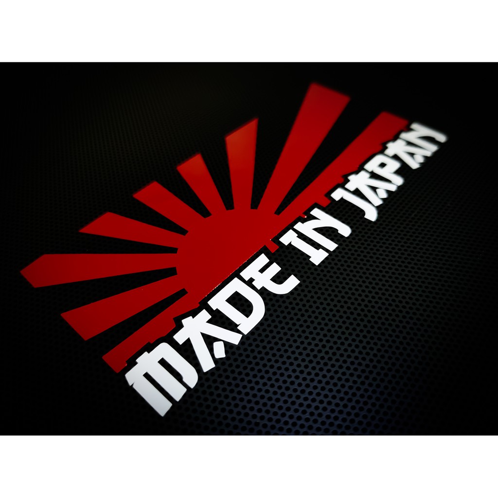 JDM rising sun + made in japan decal / sticker Shopee Philippines