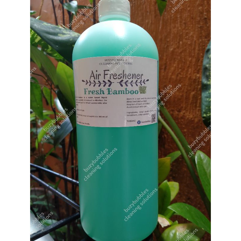 Fresh Bamboo Scent Original BuzyBubbles Water Based Air Freshener 1 liter for Humidifiers
