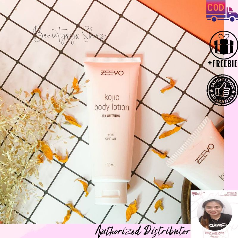 ZEEVO Kojic Body Lotion 10x Whitening with SPF 40 (100ml) Shopee