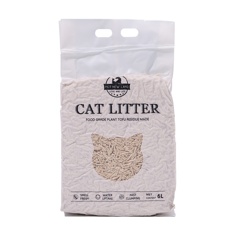 Tofu Cat Litter sand 6L Flushable Cat Sand Food Grade Plant Tofu