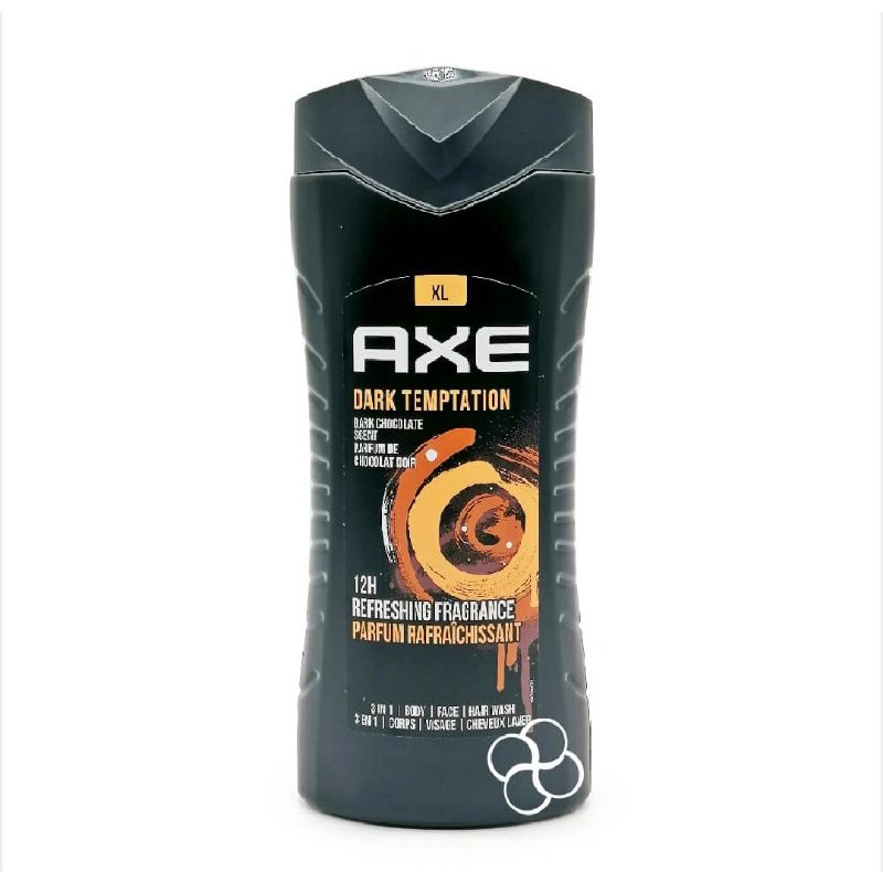 Axe Apollo 3in1/ Dark Temptation Body Wash for MEN 400mL Shopee