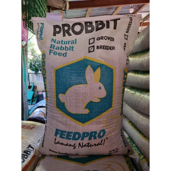 Feedpro Probbit Rabbit Breeder, Grower Sold per 2kg Shopee