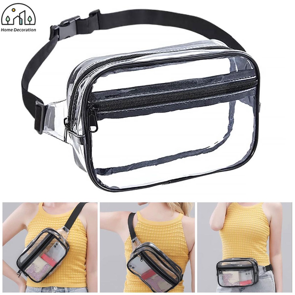 Clear Fanny Pack Stadium Approved Clear Waist Pack for Women Men