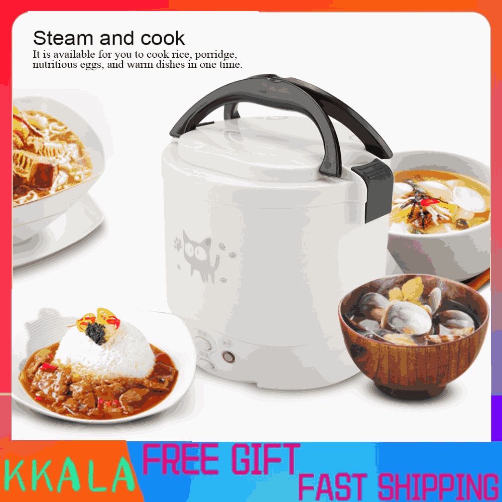 KKALA 24V 130W 1L Electric Portable Multifunctional Rice Cooker Food