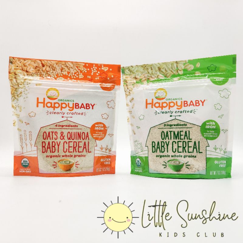 Little Sunshine Happy Family Organics, Clearly Crafted, Oats & Quinoa