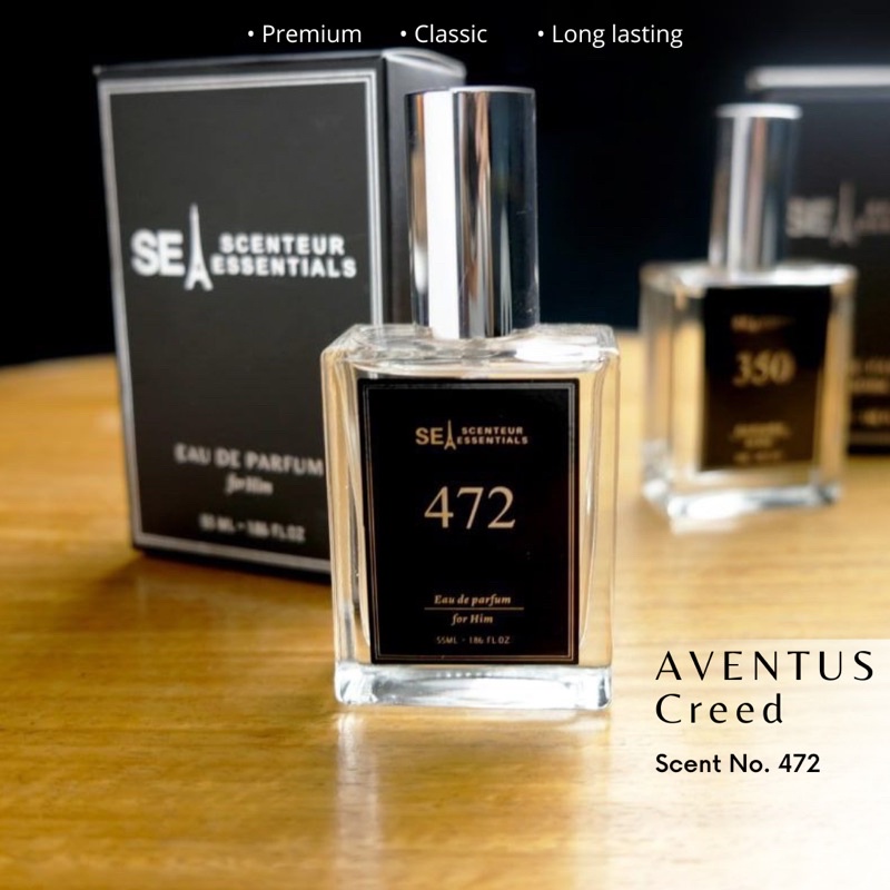 Scent 472 Aventus Creed 55ML Premium Oil based Perfume for Men by