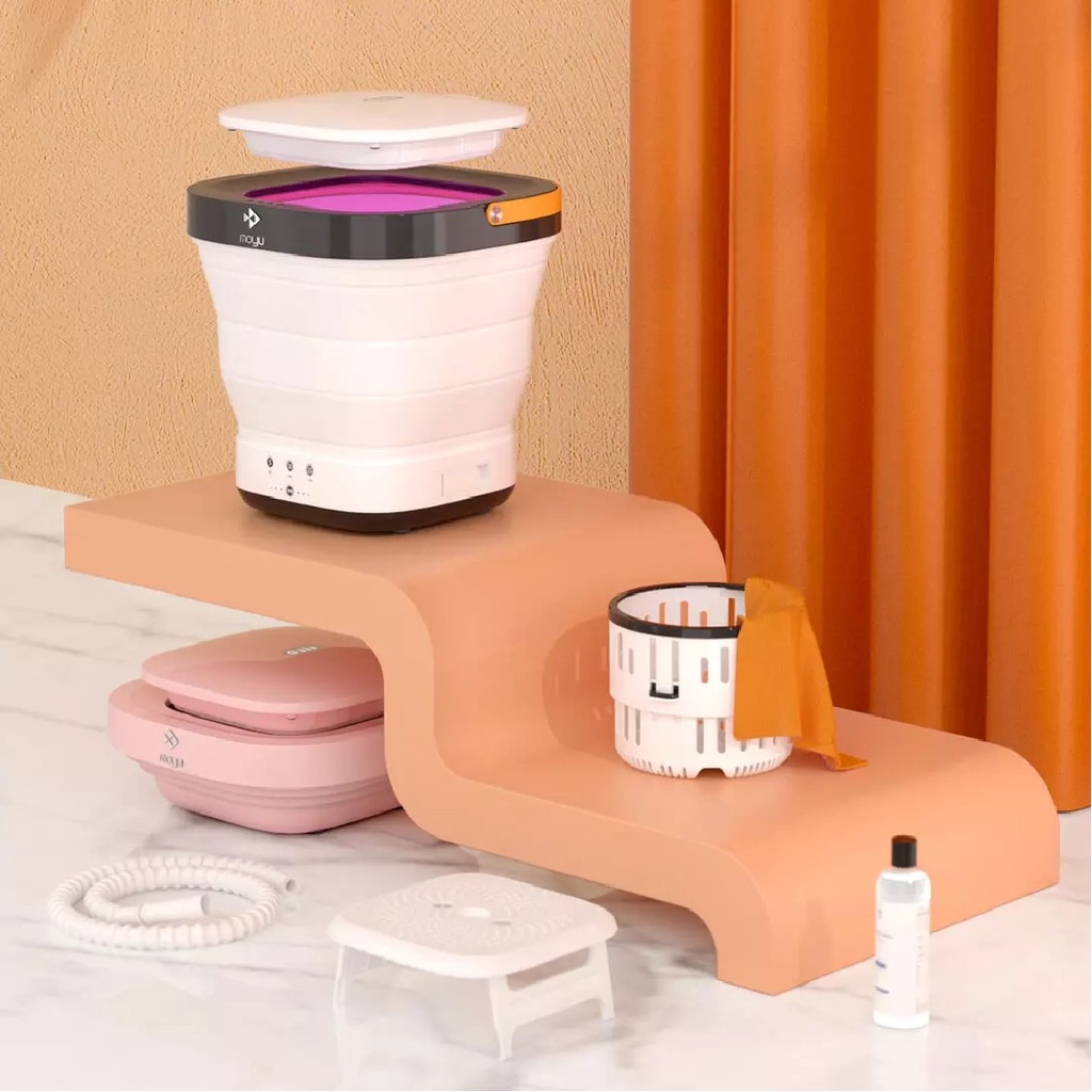 Xiaomi Moyu XPB08F2G Portable Mini Folding Washing Machine with Spin