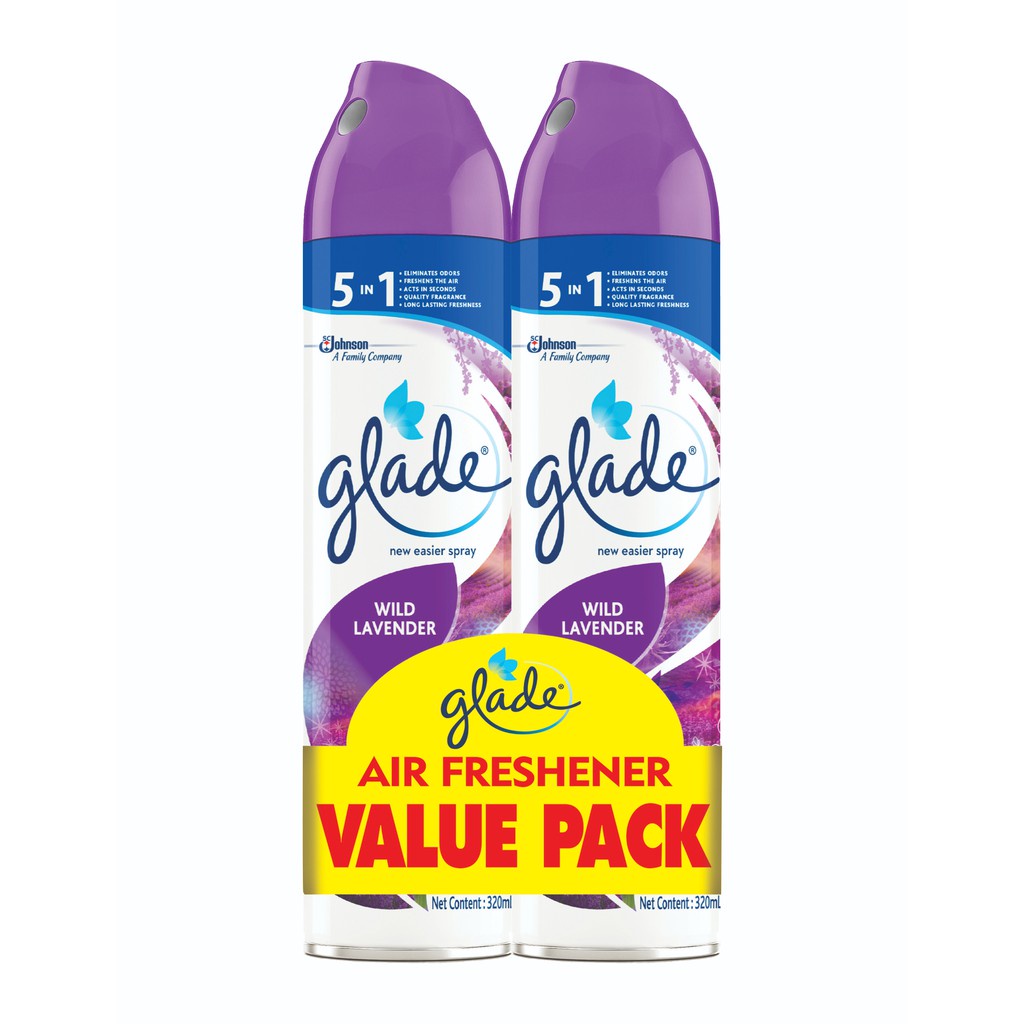 Glade Air Freshener Wild Lavender Twin Pack 320mL Shopee Philippines