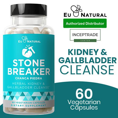 Eu Natural STONE BREAKER Kidney & Gallbladder Cleanse (60 Vegetarian