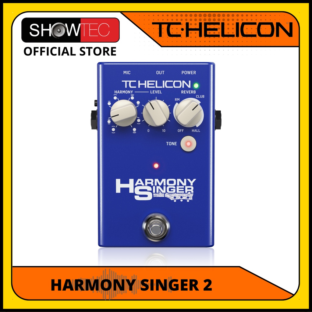 TC Helicon Harmony Singer 2 BatteryPowered Vocal Effects Stompbox with