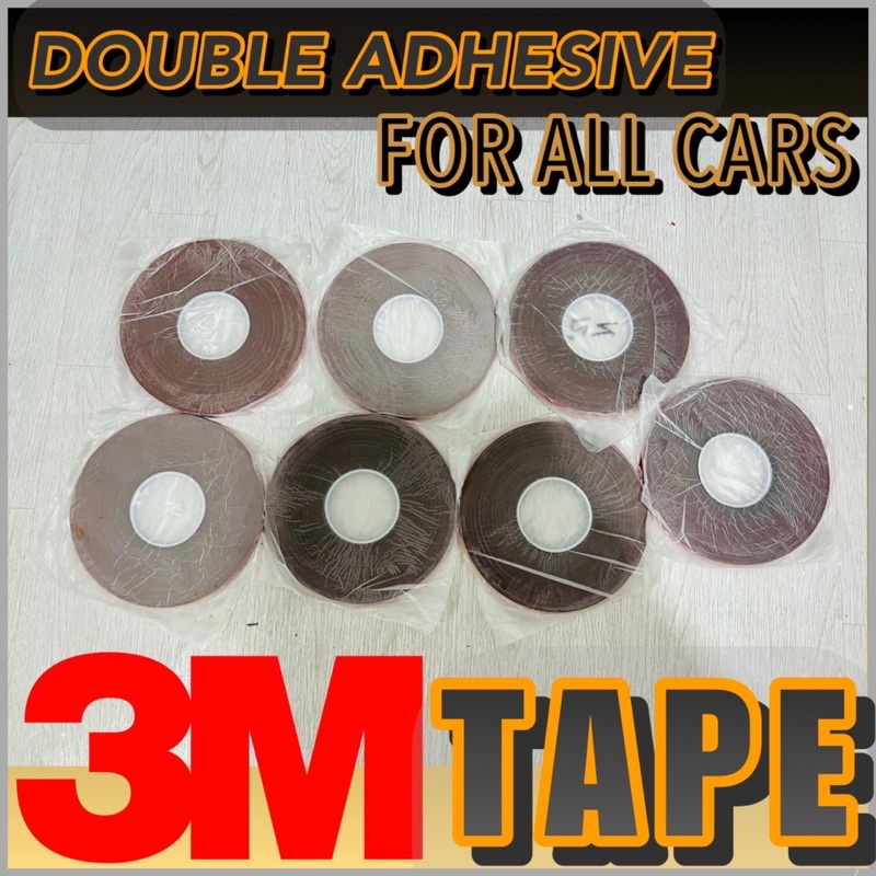 3M DOUBLE ADHESIVE TAPE FOR CARS / 3M STRONG PERMANENT DOUBLE SIDED