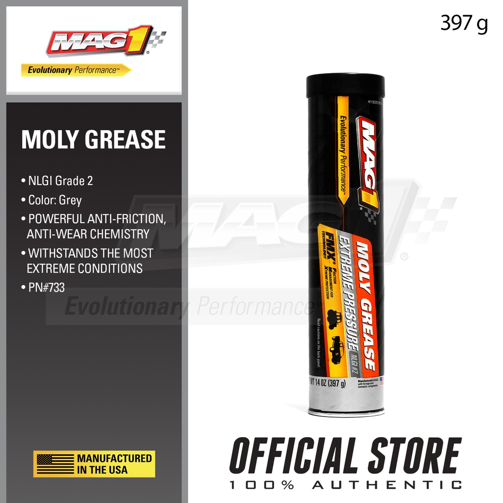 MAG 1 Super Lithium EP Moly Grease 14oz (397g) MAG1 733 Shopee