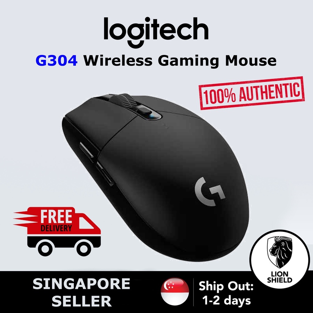 [SG] Logitech G304 LIGHTSPEED Wireless Gaming Mouse (Black) Shopee Philippines