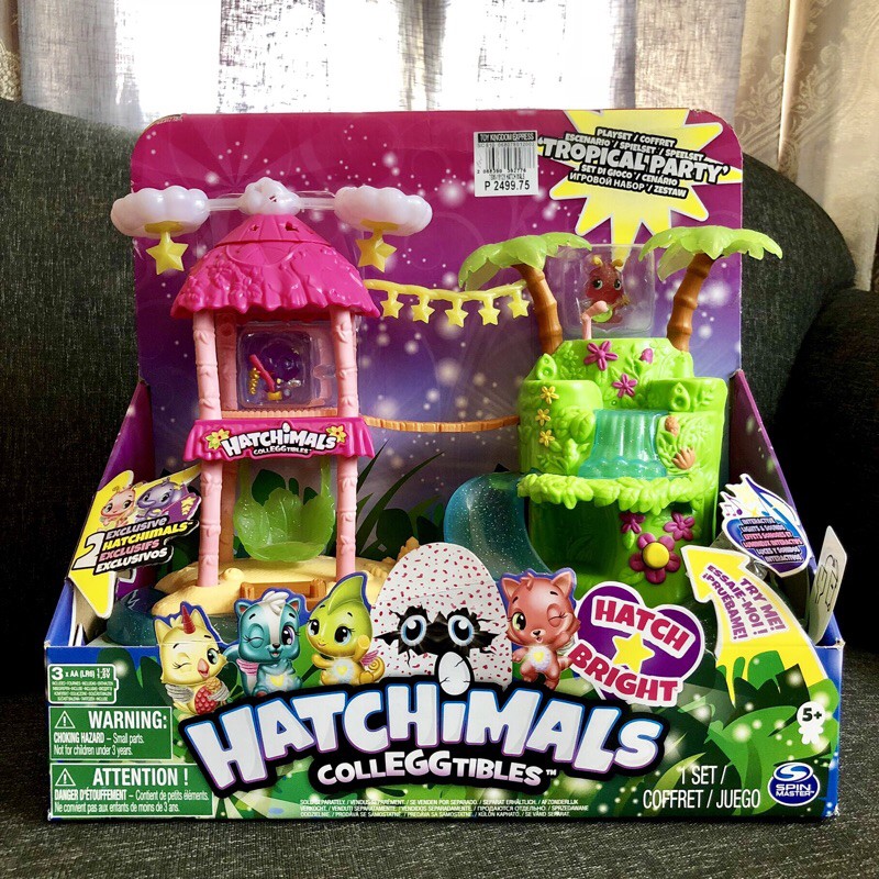 Authentic Hatchimals CollEGGtibles Tropical Party Playset Shopee