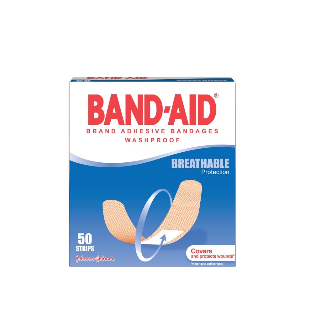 1Box/50Pcs BandAid Adhesive Bandages Shopee Philippines