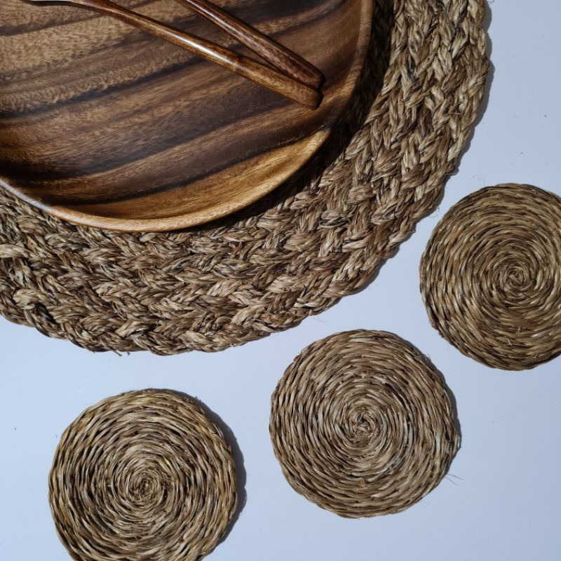 Round Abaca Placemat (17 Inches) Shopee Philippines
