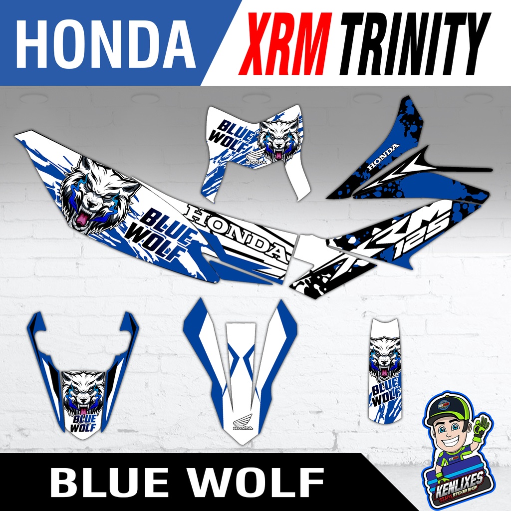 Honda XRM 125 Trinity Full Body Decals Sticker KENLIXES Shopee