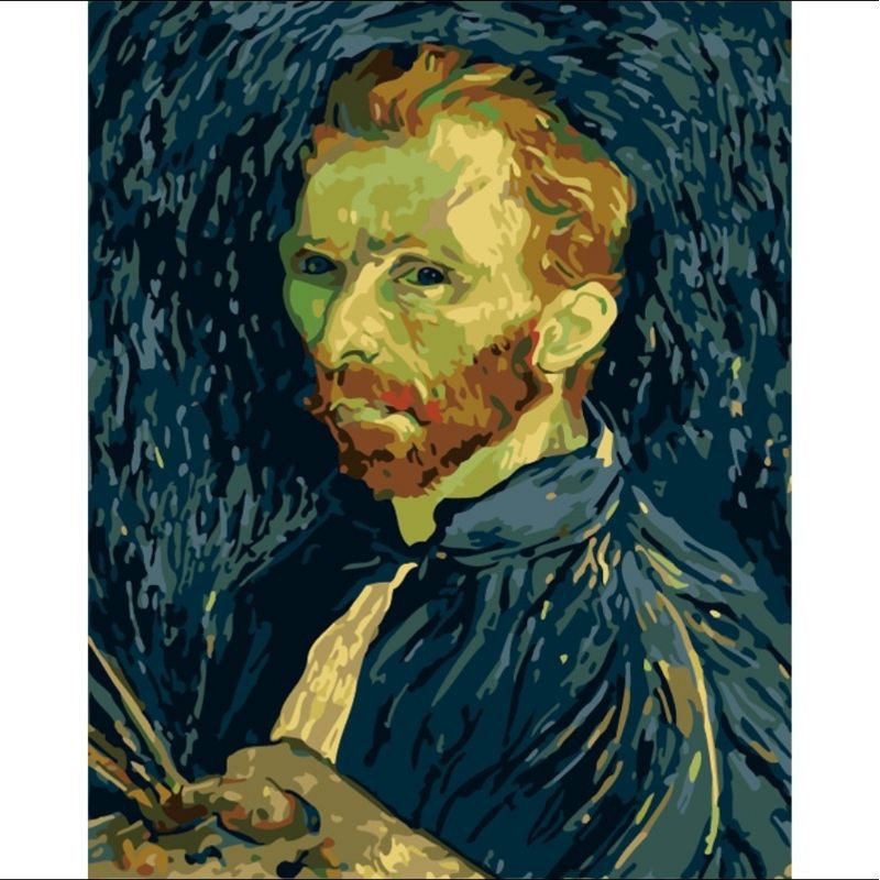 Paint by Numbers Van Gogh Portrait Shopee Philippines