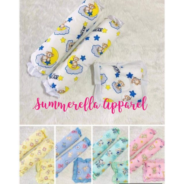 Baby Bolster Pillow Set ( LUCKY CJ ) / (cholo) Shopee Philippines