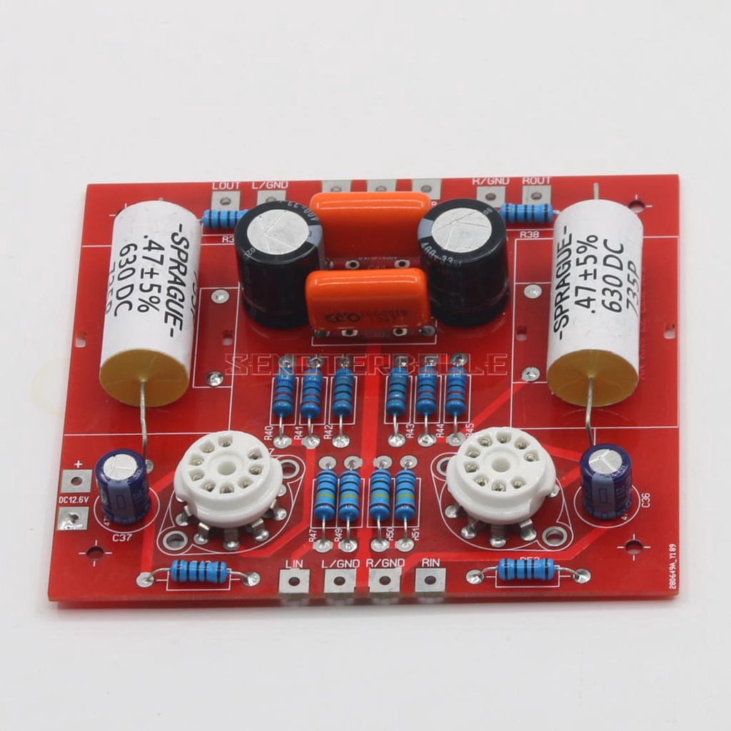 A29 DIY Stereo 12AU7 (ECC82) Tube Preamplifier Board HiFi Preamp Kit