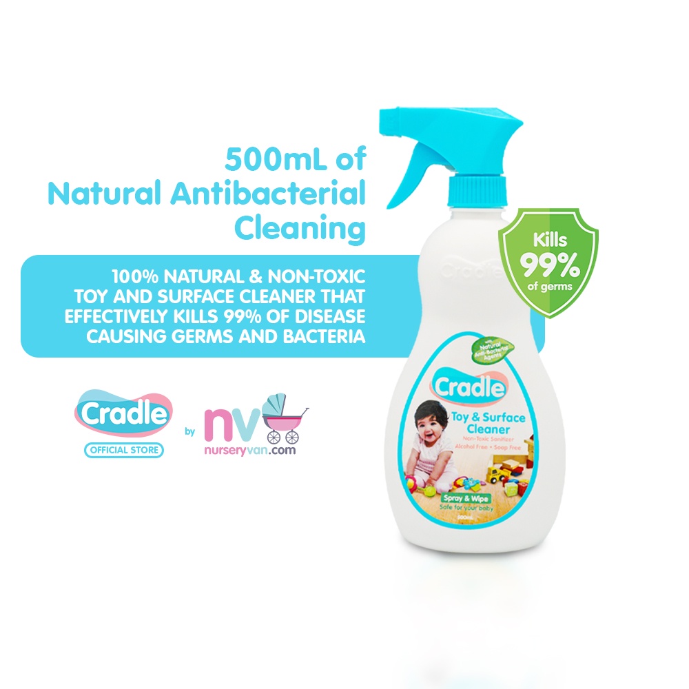 Cradle Natural Toy & Surface Cleaner Spray and Wipe! All purpose