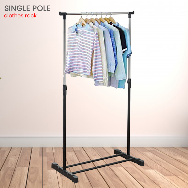 Single pole telescopic clothes rack Shopee Philippines