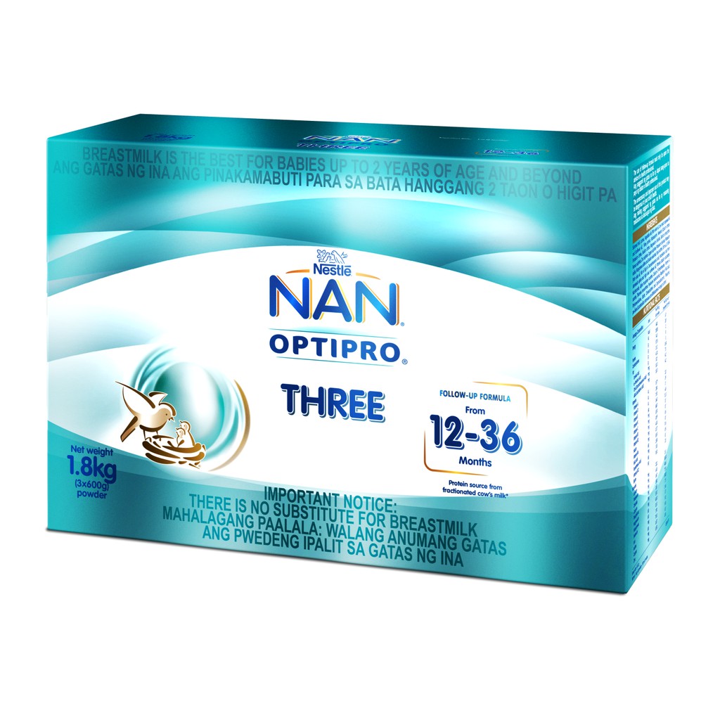 NAN OptiPro Three Milk Supplement For Children 13 Years Old 1.8kg