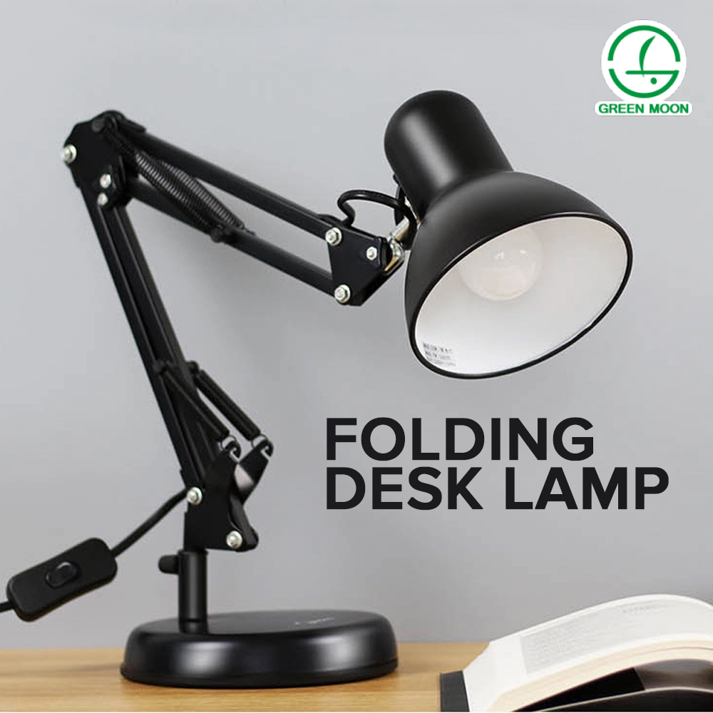 GREENMOON Study Table Lamp Office Desk Light With Flexible Swing Arm