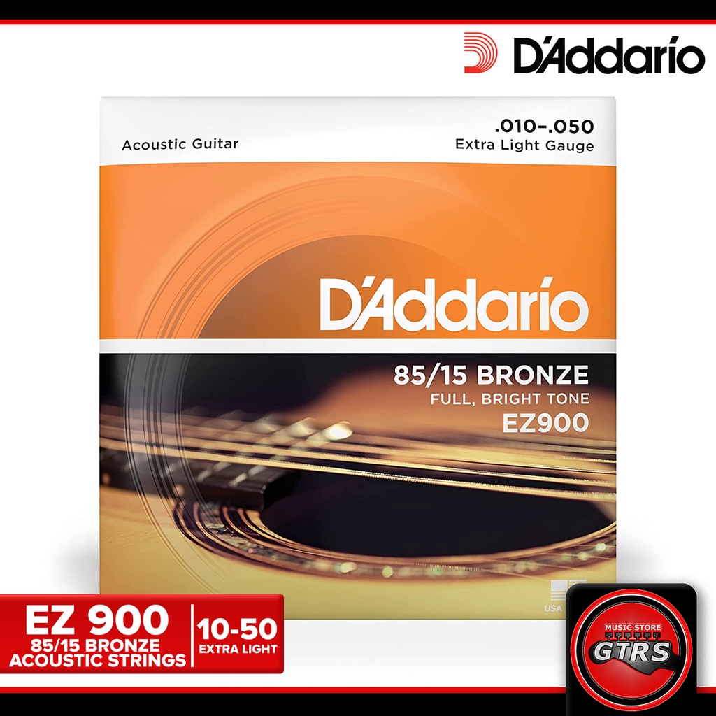 D'addario EZ900 Acoustic Guitar String Set Extra light Gauge for
