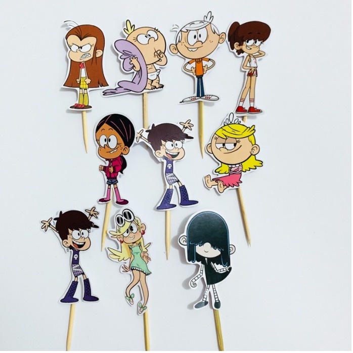 Birthday Cake Topper Cupcake Birthday The Loud House Shopee Philippines