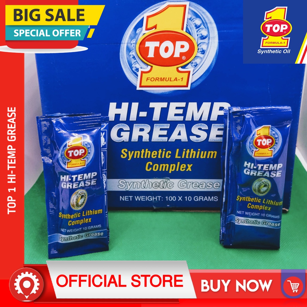 TOP 1 HiTemp Grease Synthetic Lithium Complex 10g Shopee Philippines