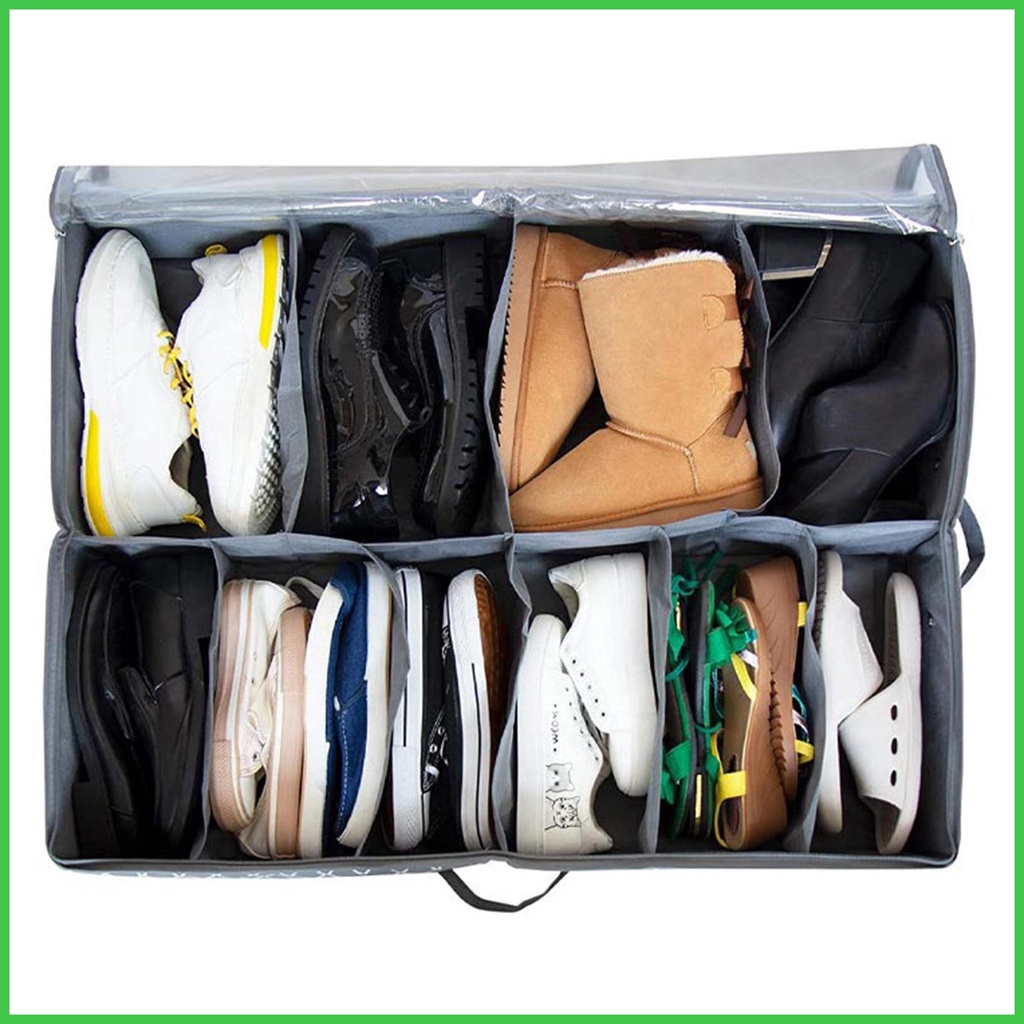 Shoe Storage Under Bed Secure Under Bed Shoe Storage Organizer with