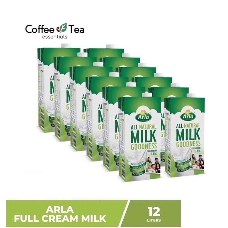Coffee N Tea Essentials 12L Arla Full Cream Milk Shopee Philippines