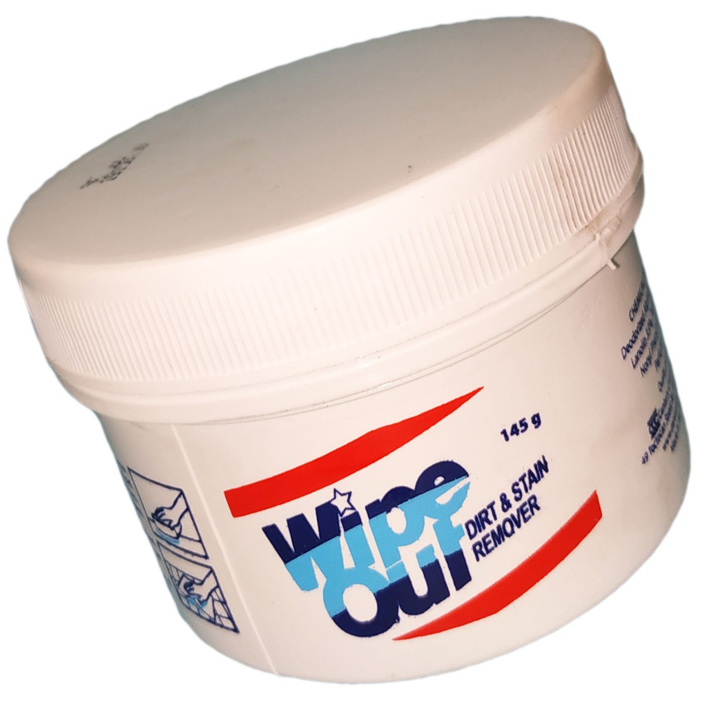 WIPE OUT DIRT AND STAIN REMOVER ( 145 GRAMS ) PRICE PER CAN Shopee
