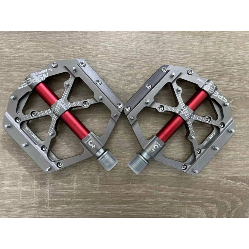 INSPEED sealed Bearing Pedal 3 Bearings MTB Mountain Bike 6061 Aluminum
