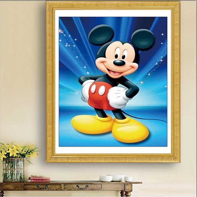 BA ️Colour StarDIY Disney Mickey Mouse DIY wall decoration art craft 5D