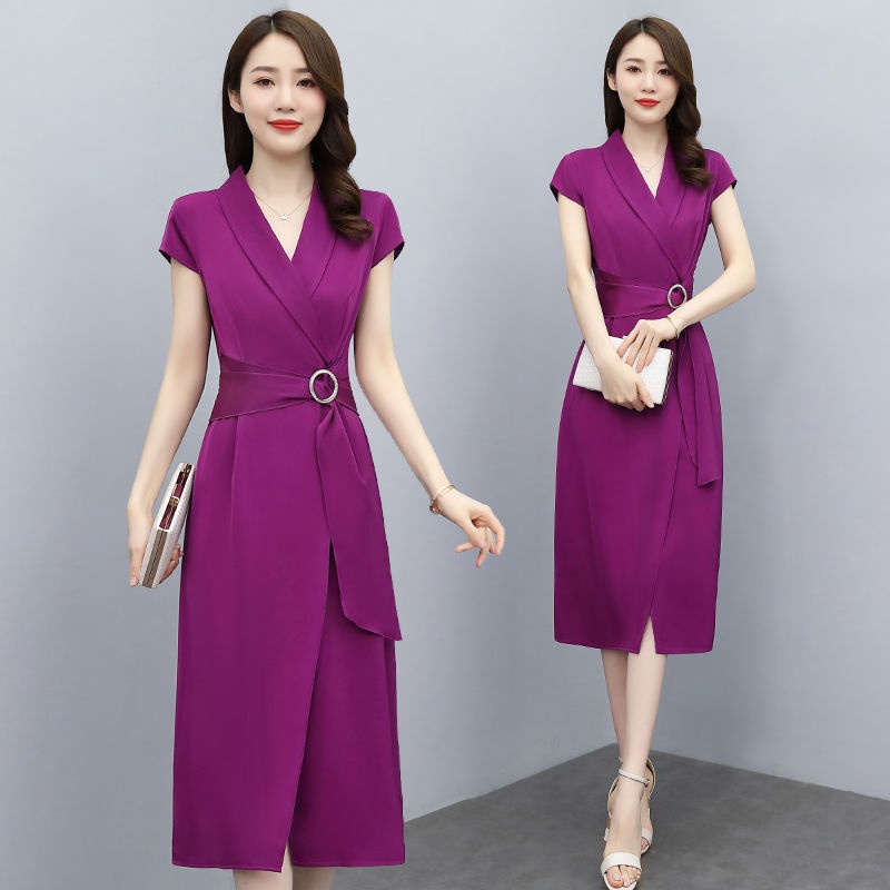 Formal Dress Plus Size Dress Plain Dress Rose Red String Dress Cocktail