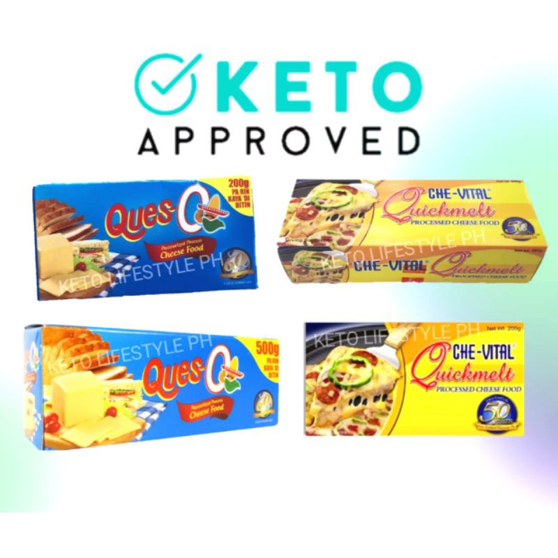 QuesO & CheVital Quickmelt Cheese 200g500g (KETO APPROVED) Shopee