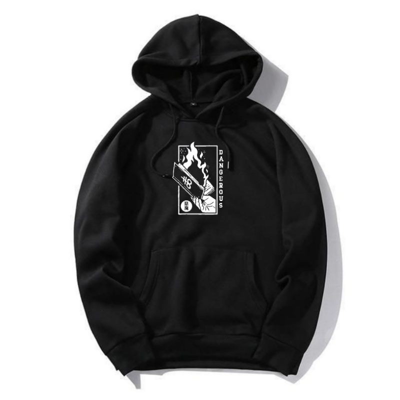 Highhopes Hoodie Dangerous Black Shopee Philippines