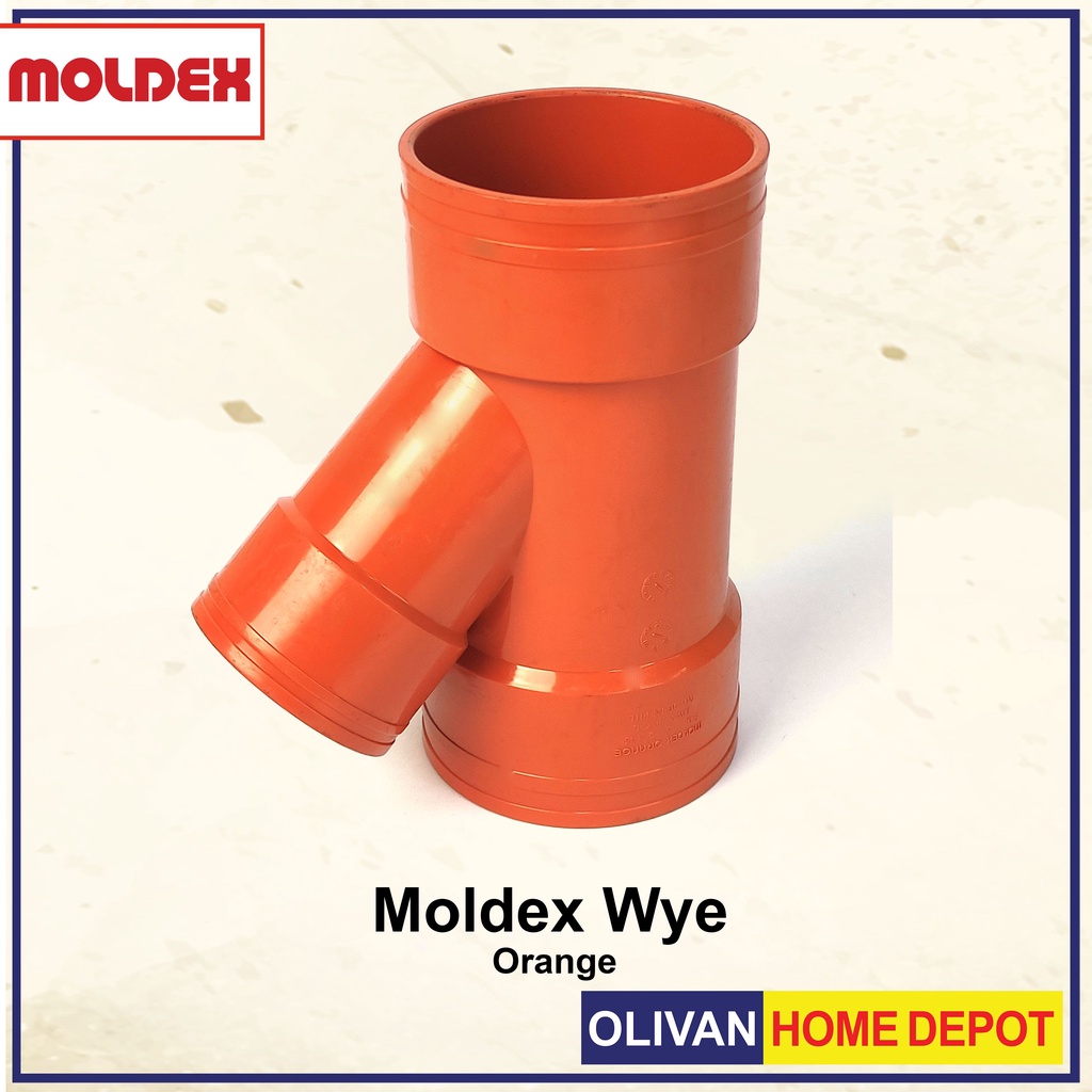 MOLDEX Orange Fittings Wye Drain, Waste & Vent (DWV) Sanitary Piping