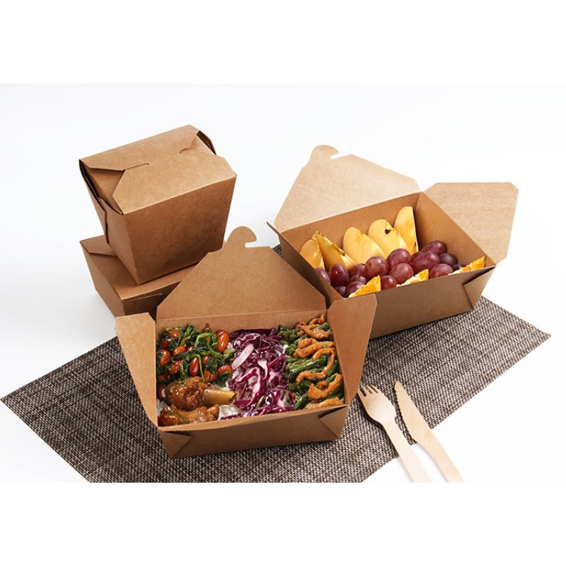 KRAFT PAPER FOOD PACKAGING Shopee Philippines