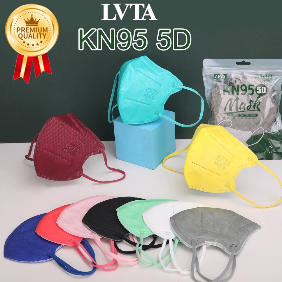 Mask KN95 Face Mask kf94 Platinum Series Mouth LVTA 5D 5Layers Masks