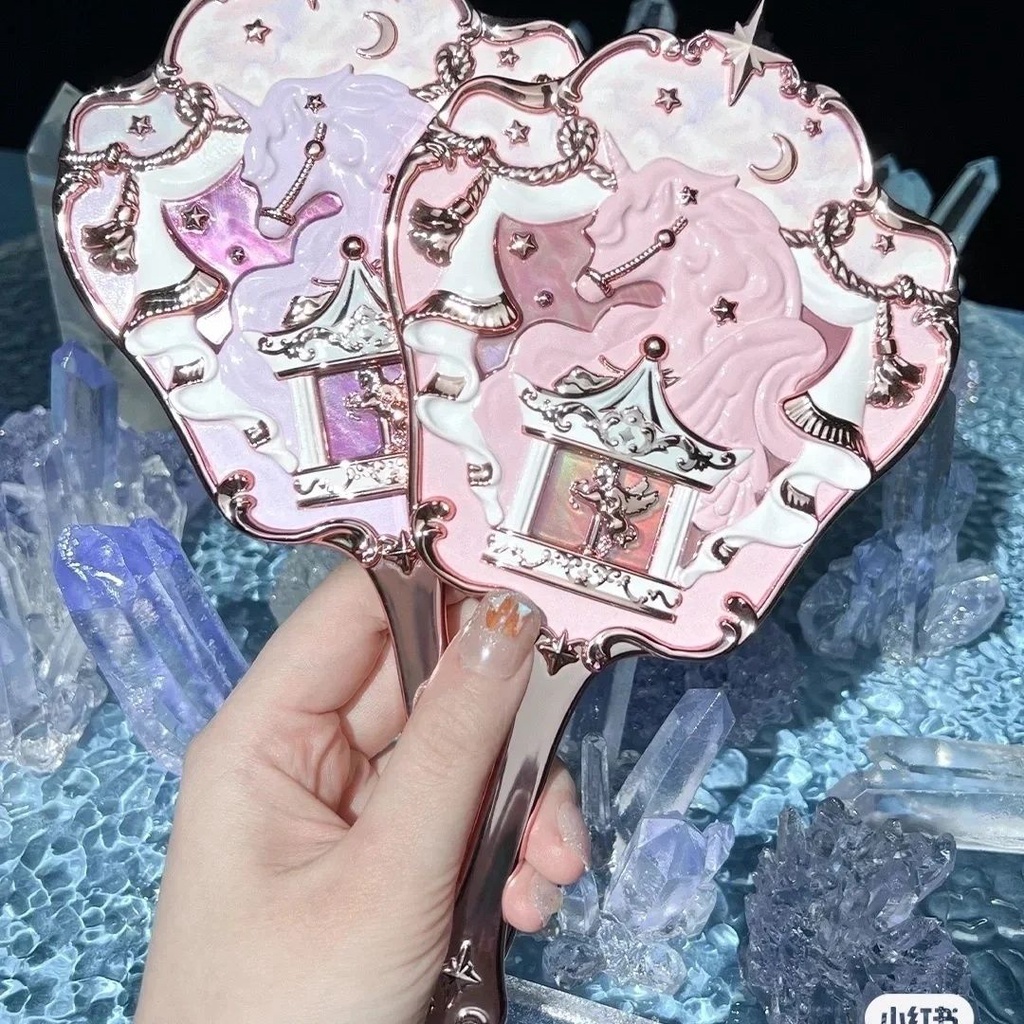 Flower knows about the unicorn series mirror hairpin hand book cherry